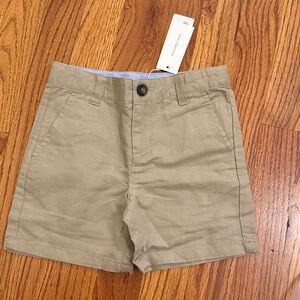 Janie and Jack Khaki Shorts NWT